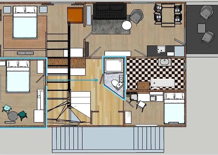 Dla Dwojga W Zacisznej Czesci Sopotu Z Lazienka Wspolna Dla Dwoch Pokoi * Сопот